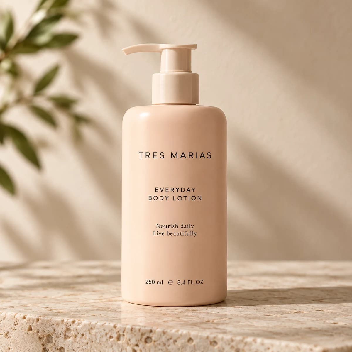 Everyday Body Lotion on travertine